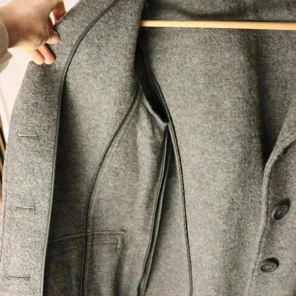 LL Bean Bellandi fabric made in Italy jacket women size L (PET)  100% wool - Picture 7 of 16